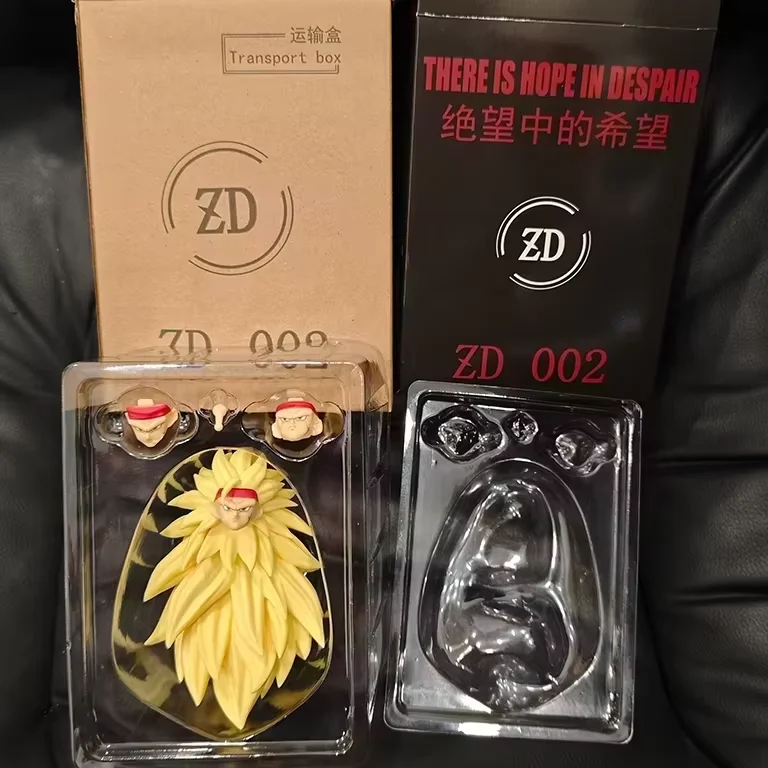 In Stock ZD Studio DBZ Super Saiya SSJ3 Vegito Bardock Son Goku Goku Black Gogeta Head Accessories Kit Action Figure view 3