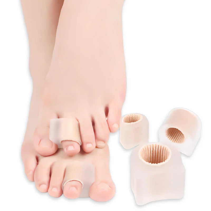 1Pair Silicone Toe Splitter Separator Gel Hallux Valgus Bunion Spreader Thumb Correctior Straightener Orthotics Foot Care Tool