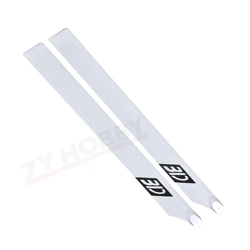 1Pair Carbon Fiber 600mm 3D Main Rotor Blades Main Propeller Prop Blade for Trex 600 Helicopter RC Drone Accessories