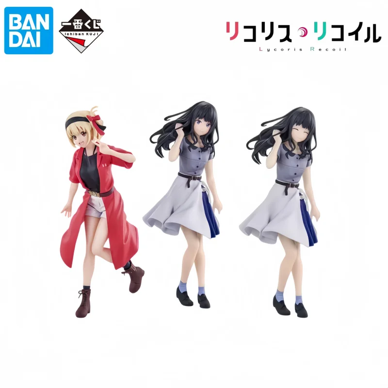 

Bandai In Stock Original Box Garage Kit Model Lycoris Recoil Nishikigi Chisato Inoue Takina Anime Characters Original Statue