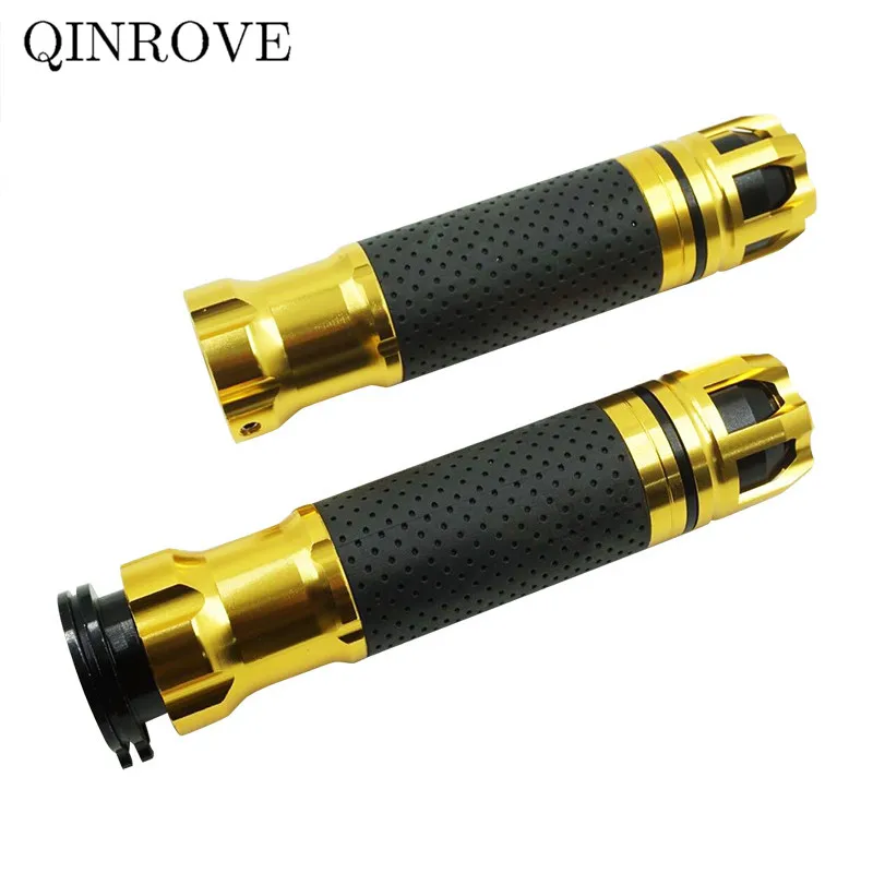 7/8\'\' 22mm Motorcycle Handle Grip CNC Aluminum Rubber Hand Grip Tok Universal For kawasaki Z900 Z1000 Z800 Z750 Z650 ER6N VERSYS