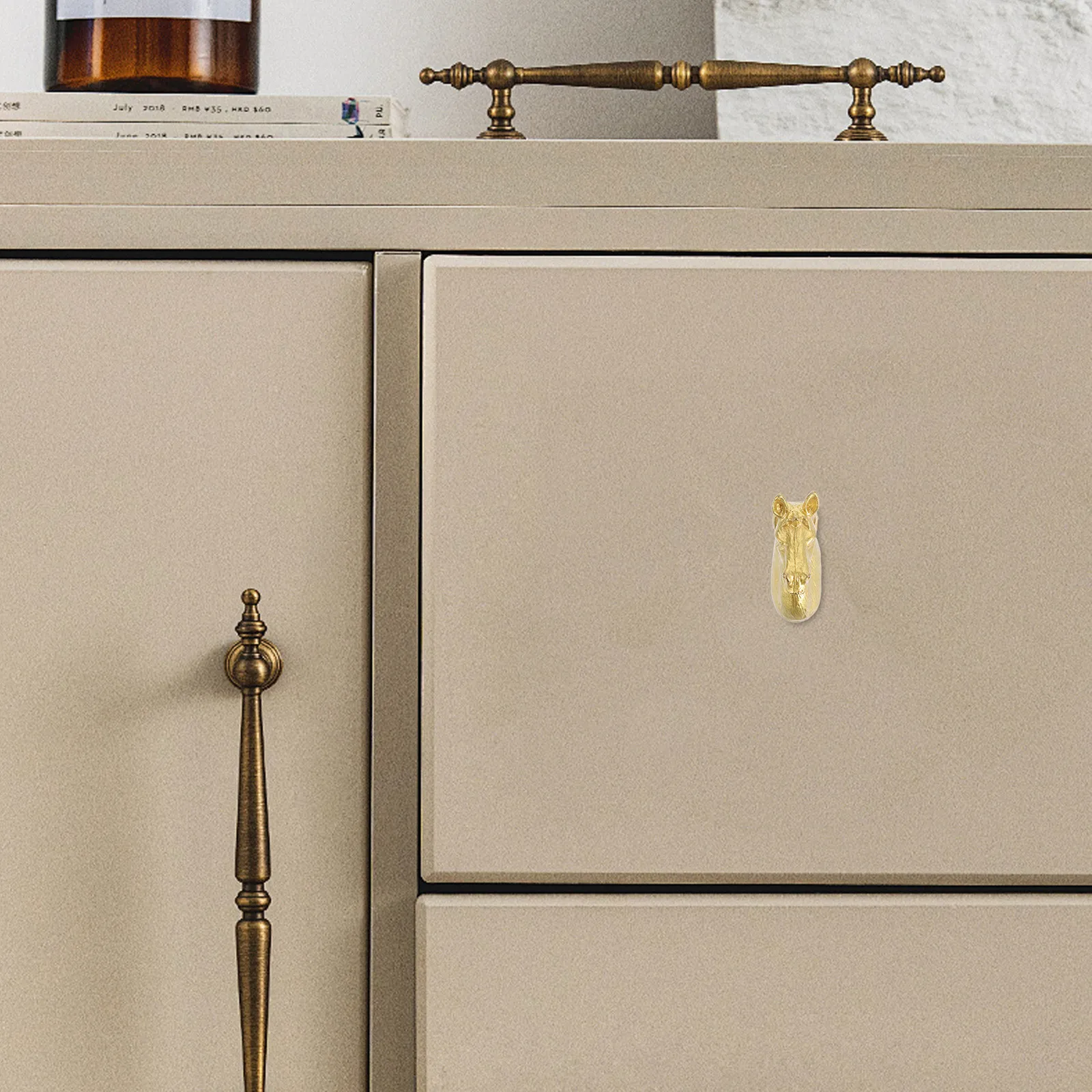 

2 шт. Медные ручки-кнопки для шкафов и ящиков, полированная латунь, декоративная фурнитура для спальни, гостиной, комода, мебели