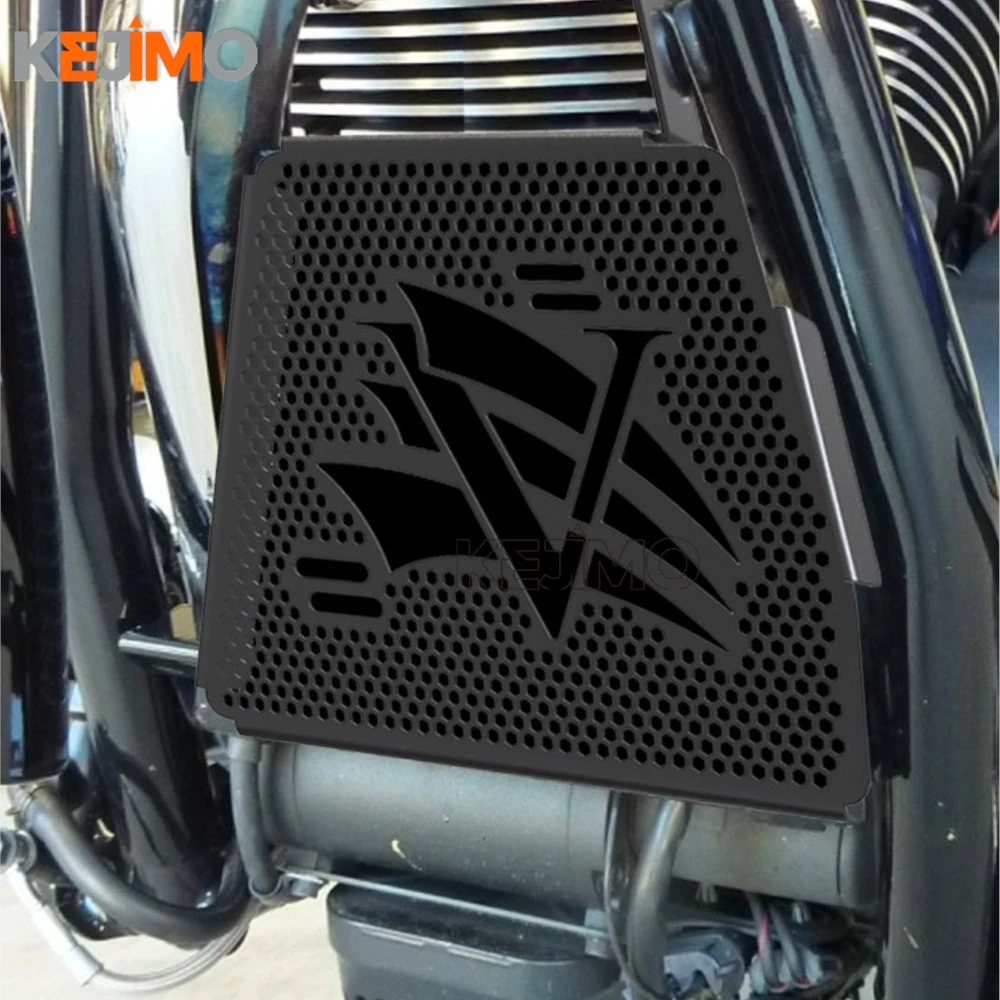 

Radiator Guard Oil Cooler Guard FOR Victory Hammer/ Sport / S /8 Ball / 8 Ball Intl 2008-2023 Jackpot / Ness Jackpot / Intl 2025