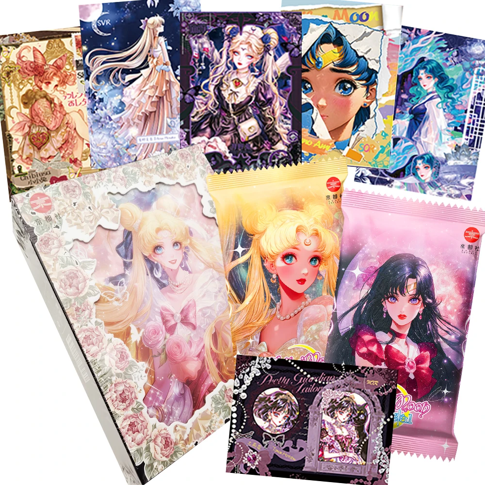 

Sailor Moon Peripheral Collection Cards Tsukino Usagi Hino Rei Fairy Tale Wonderland Anime Magical Girl Cards Kids Favorite Gift