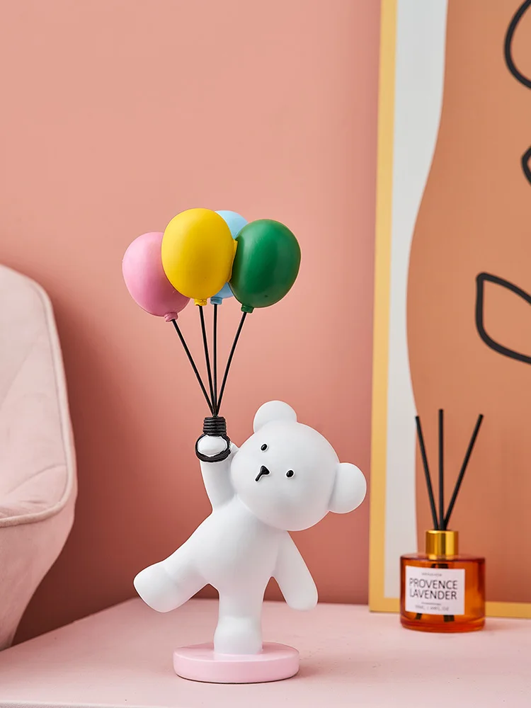 

Living Room Decoration Desk Balloon Violence Bear Trinket Living Room TV Cabinet Wine Cabinet Bedroom Desktop Home Decor