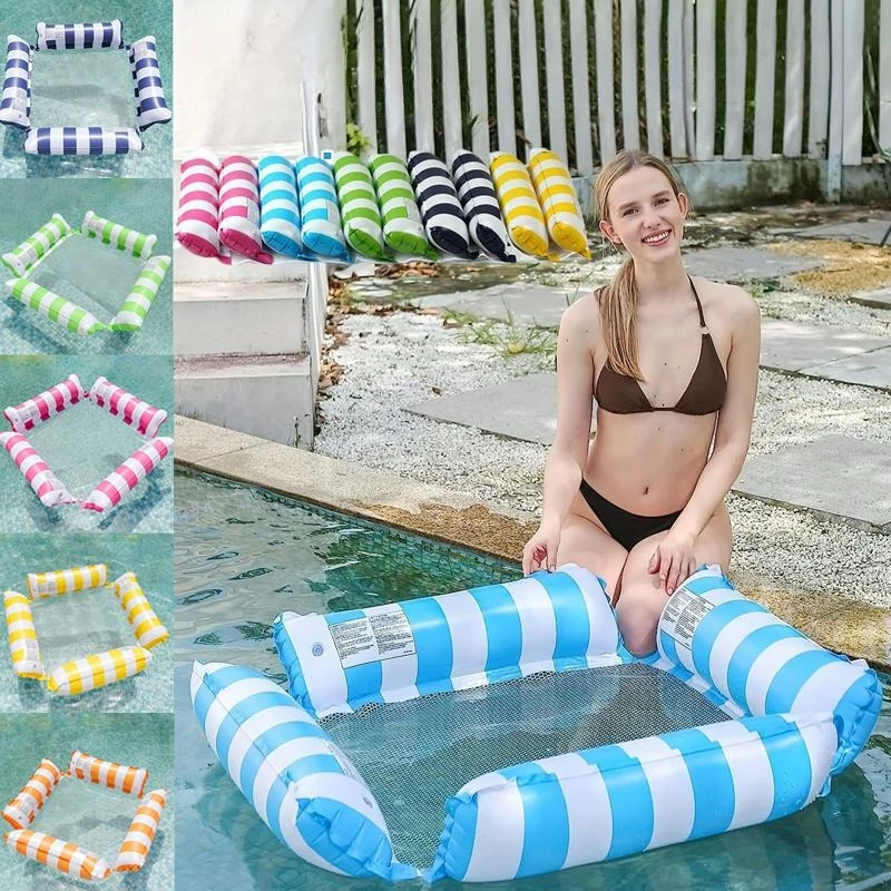 

Multi Styles Swimming Water Sofa Inflatable Hammock Floating Water Inflatable Mat Pool Party Accessories Water Floating Mat