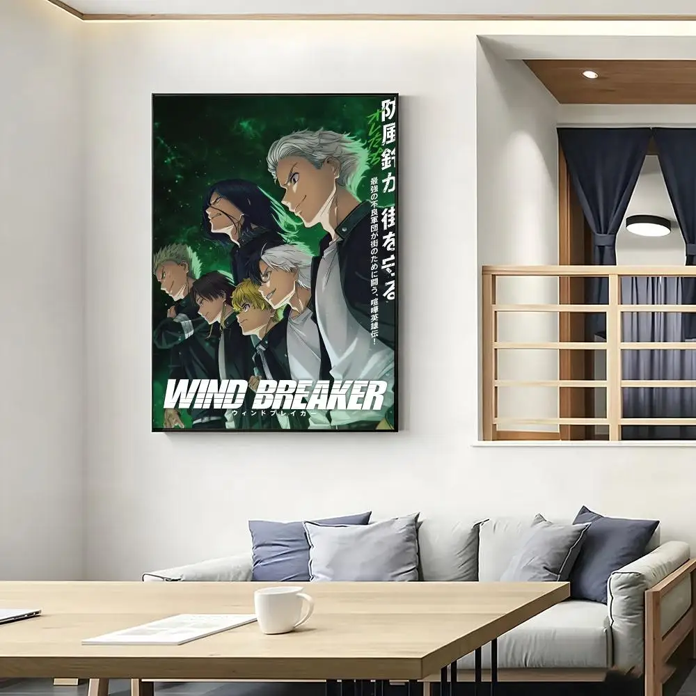 W-Wind B-Breaker Anime Painting Calligraphy Movie Posters And Prints Canvas Wall Art For Living Room Home Decor