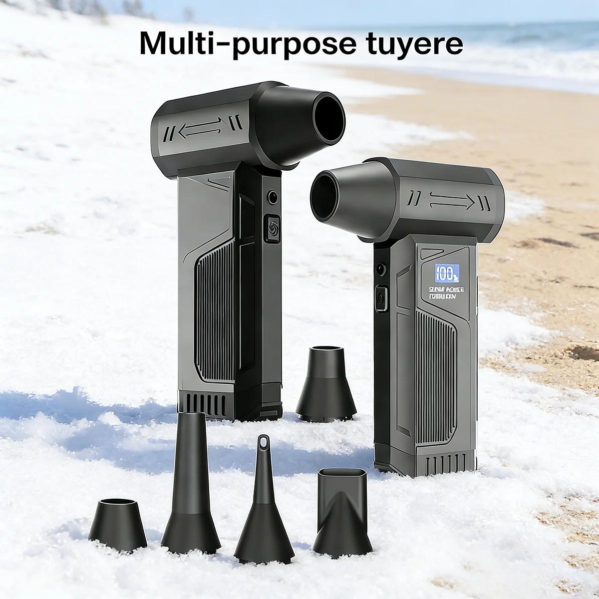 Motore Brushless Turbo Fan Jet Fan Turbo Air Blower 4000mAh 110000RPM Tenuto In Mano Ventilatore Portatile Pulitore 4 Velocità Casa All'aperto BBQ