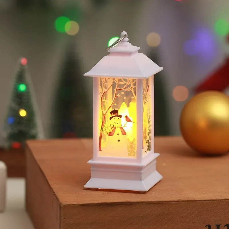 New Christmas wind lamp Christmas night light cartoon Santa Claus snowman elk table lamp ornaments christmas decorations navidad