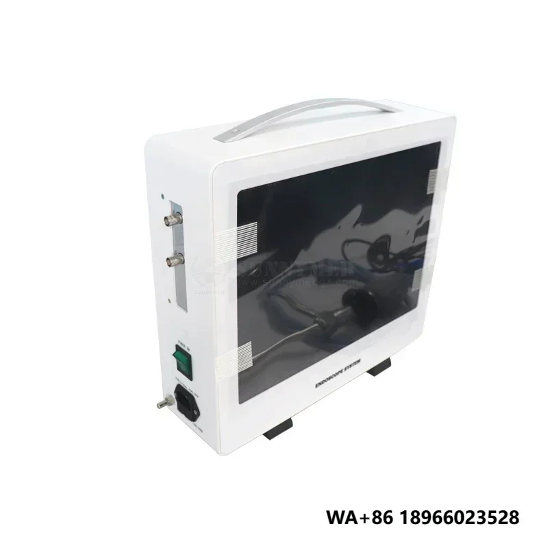 SY-PS050 HD التنظير البيطري للحيوانات الكبيرة والصغيرة مصدر ضوء متكامل ومنظار المعدة البيطري للفيديو