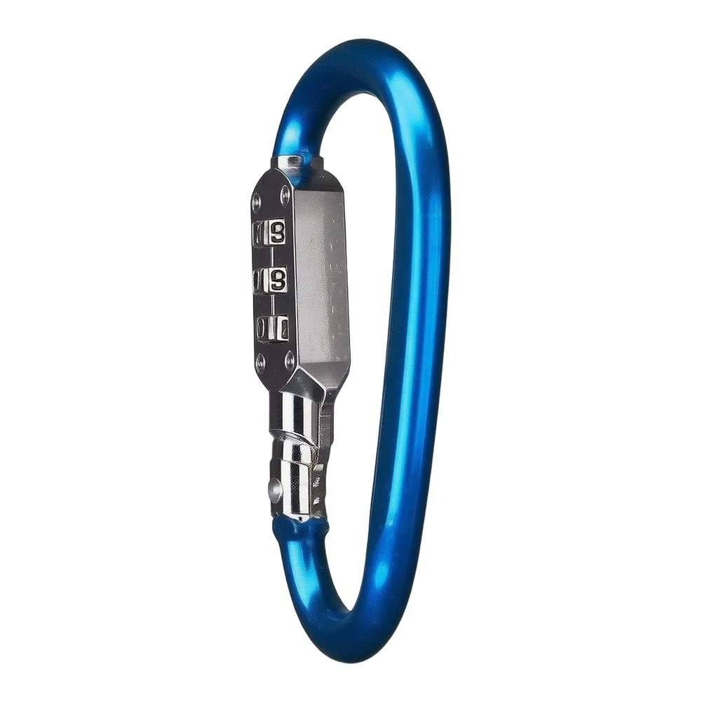 Hiking Combination for Lock Combination Lock For Backpack Padlock Bike Basket Hook Compact Portable Size Aluminum Alloy