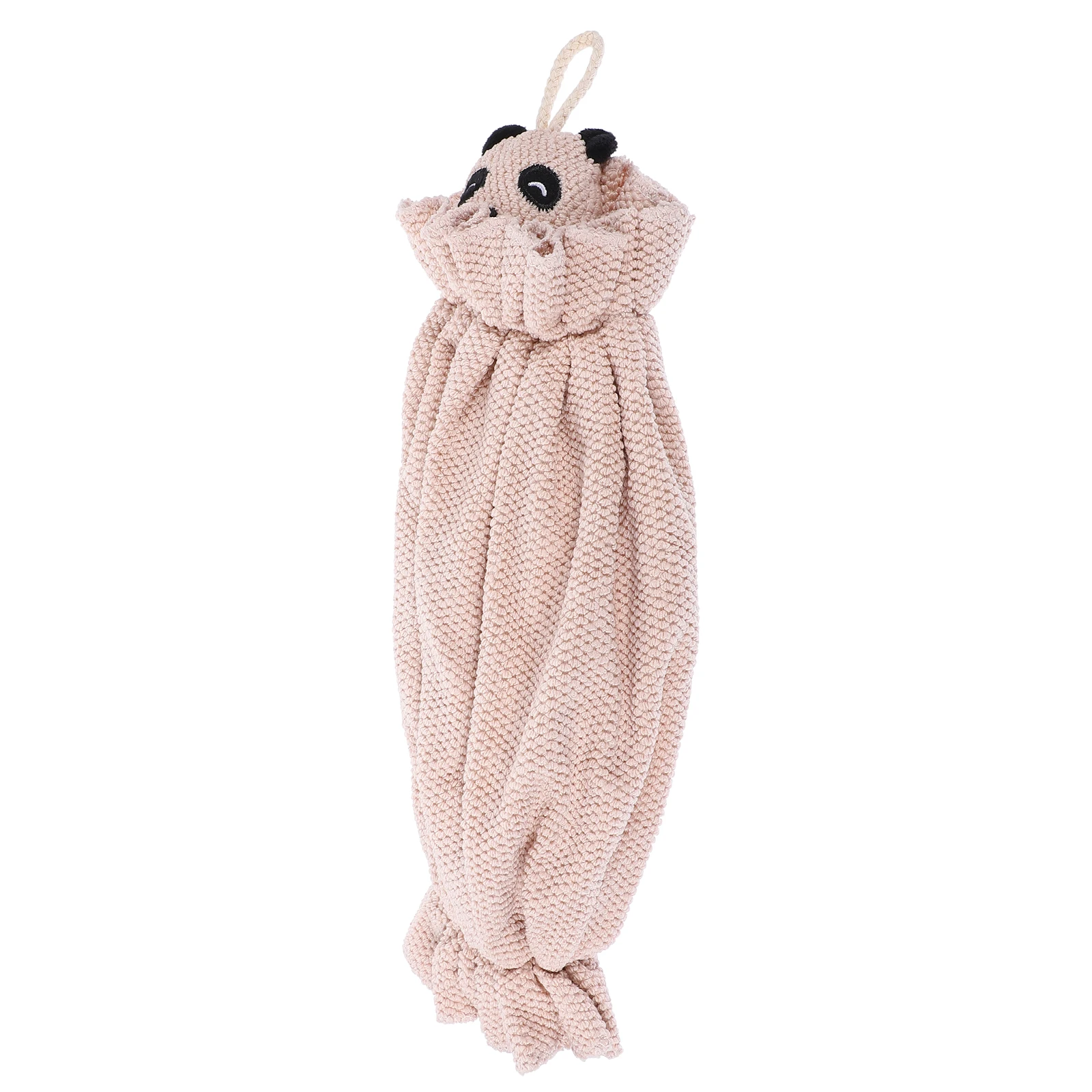 

Wall Garbage Hanging Dispenser Grocery Bags Holder Plastic Storage Cute Cartoon Beige Kitchen Bathroom Multi-functional Vertical