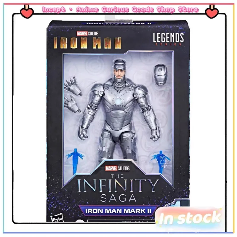 

In StockHasbro Marvel Legends Iron Man Mk2 6 Inch Movable Toy 14270 Deluxe Set Fans Love Birthday Gift Collection Gift