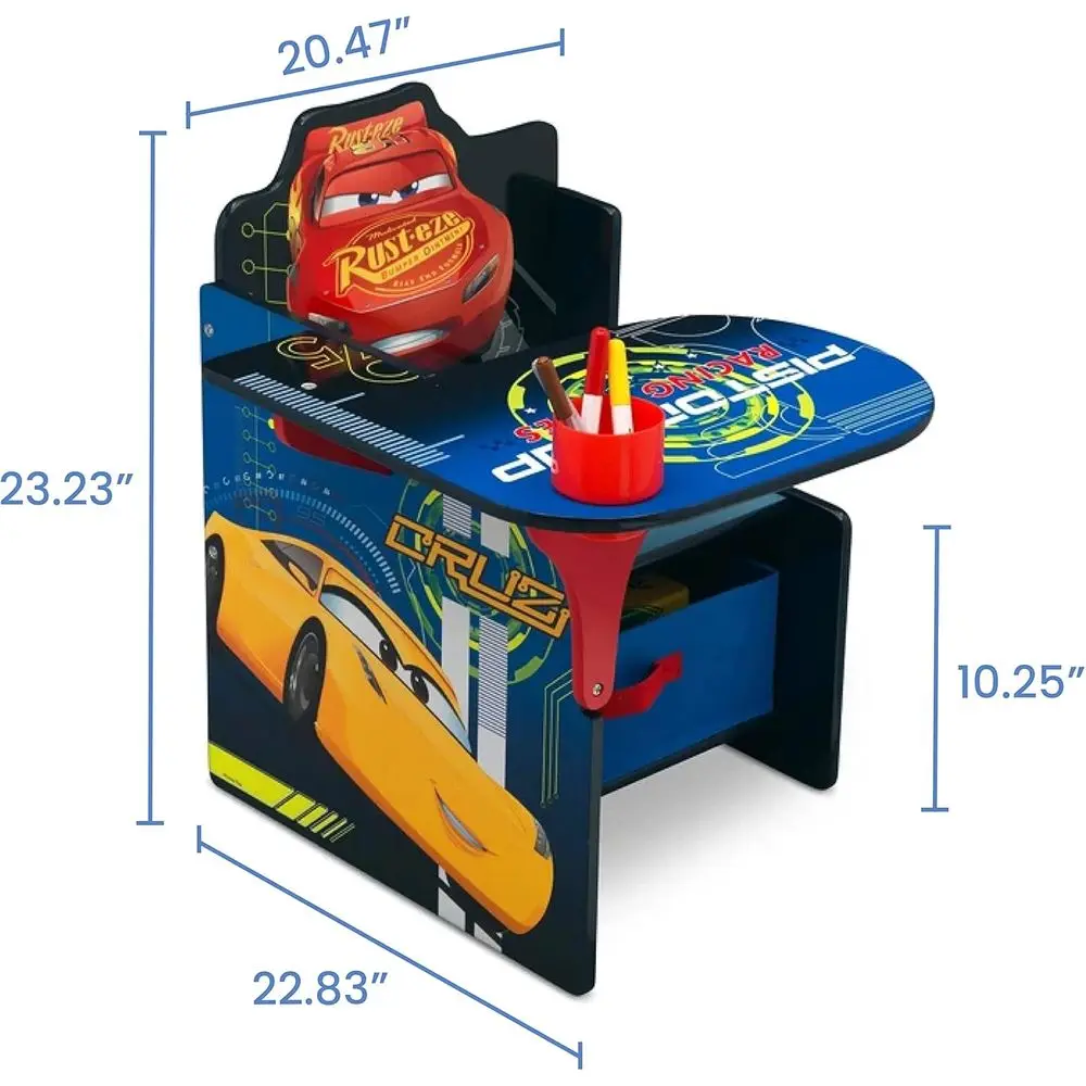 Chair Desk With Storage Bin, /Pixar Cars