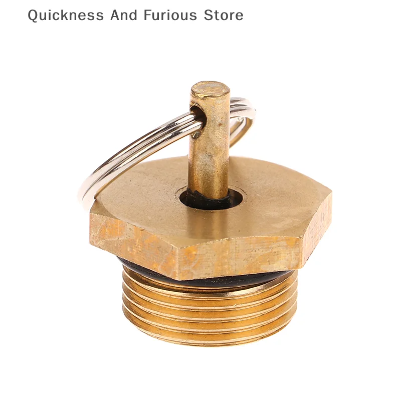 Truck Air Tank Drain Valve Anti-rust Antifouling Air Tank Drain Switch Type 151 Copper Plug Screw Auto Parts