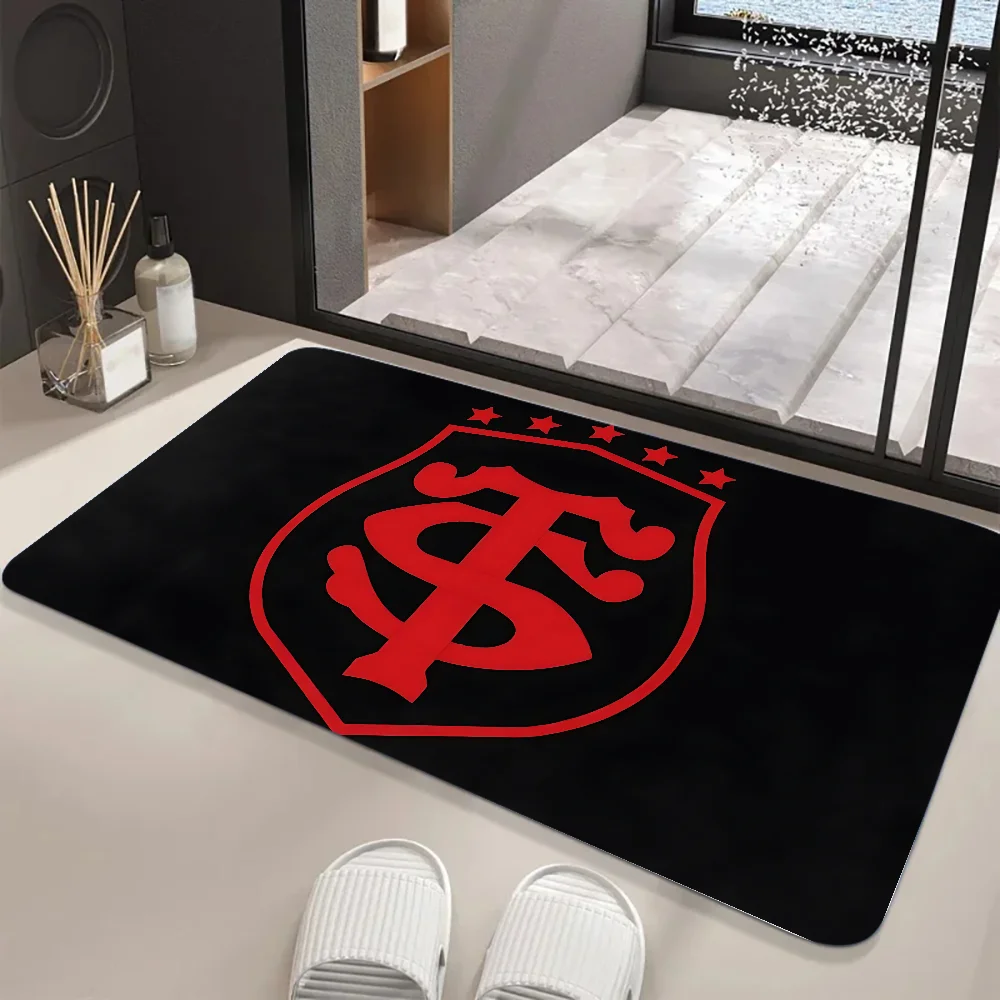 Toulouse Stadium Floor Mat Graphic Printed Flannel Doormats for Bathroom Kitchen Entrance Carpet Home Decor