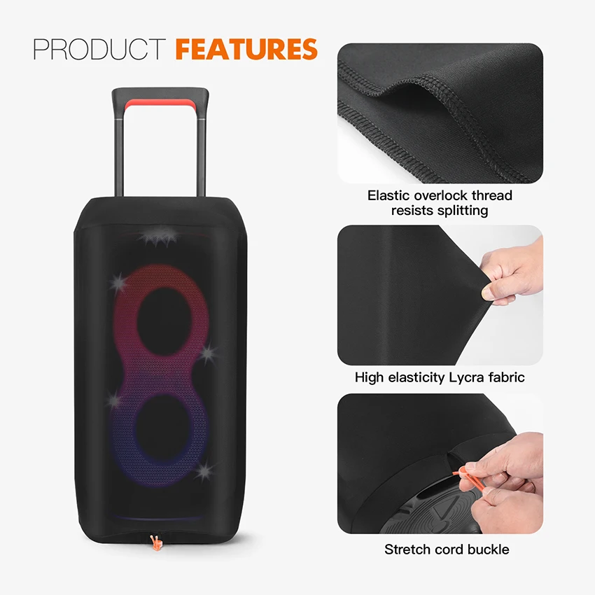 

Защитный чехол от пыли для JBL Partybox 20/PARTYBOX 310, чехол для динамика с эластичной лентой, чехол-накладка для динамика