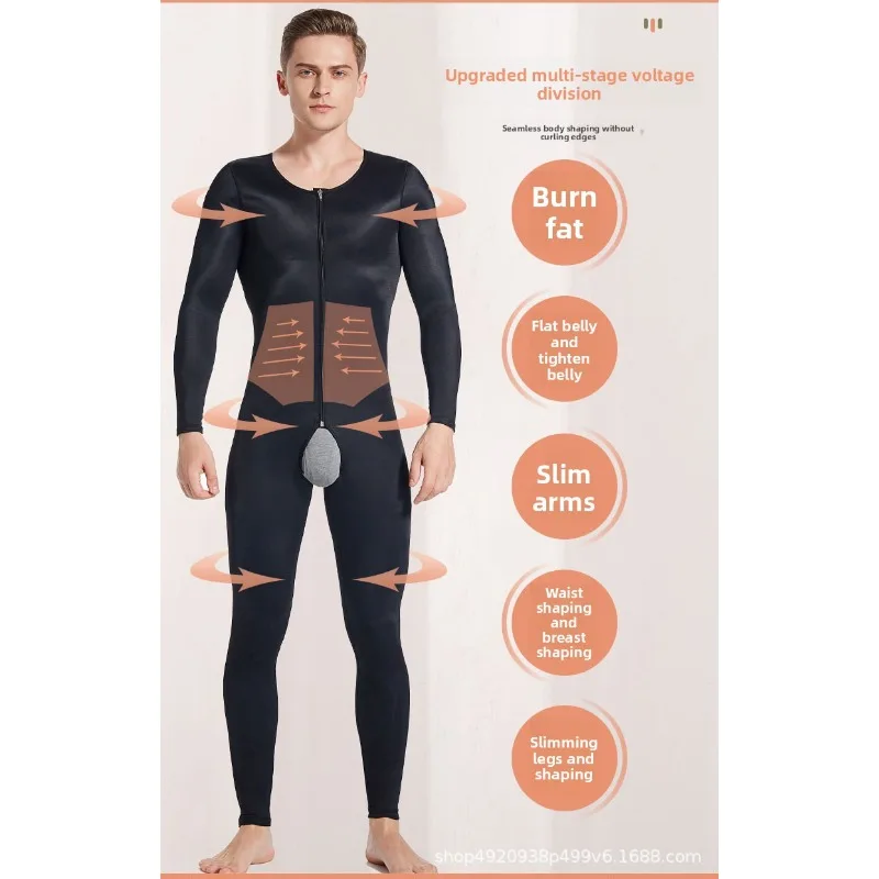 Mannelijke Liposuctie Borstchirurgie Postoperatieve Onesie Liposuctie Afslanken Kleding Corset Bierbuik Afslanken Taille Afslanken
