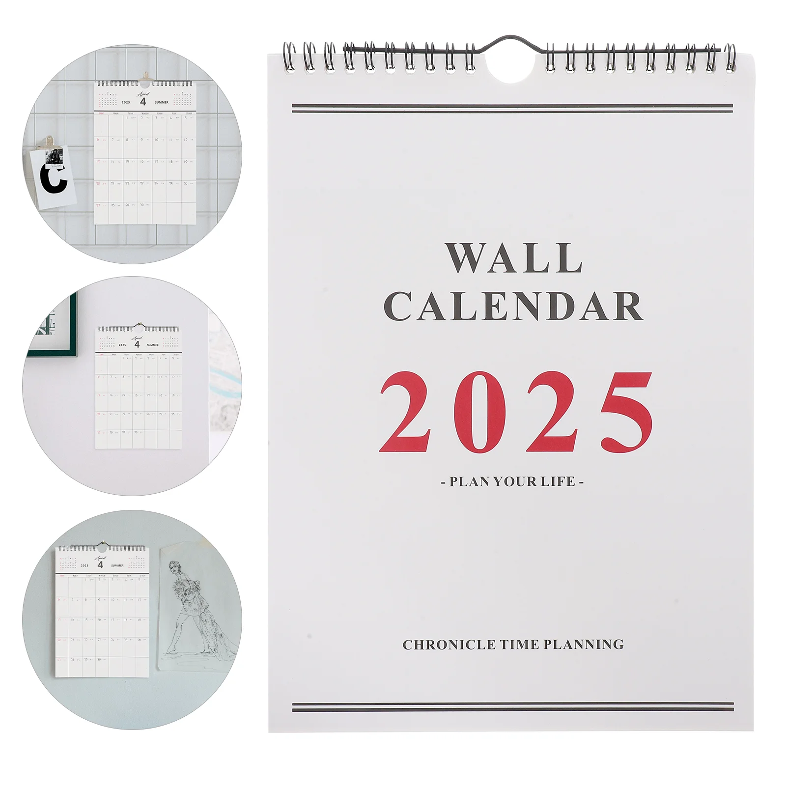 Wall Mounted Calendar Desk Desktop Family Tabletop Monthly Work Schedule Calendars Hanging Paper Office