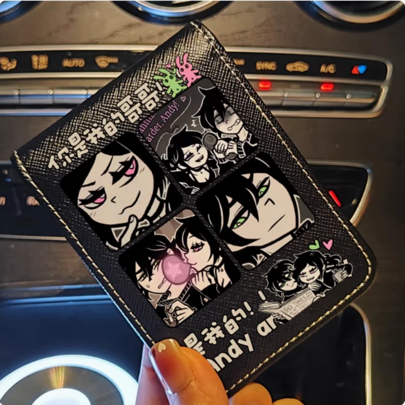 Anime Andy Volcano Cartoon Fashion Wallets PU Purse Card Holder Money Bag Gift B1857 Cosplay