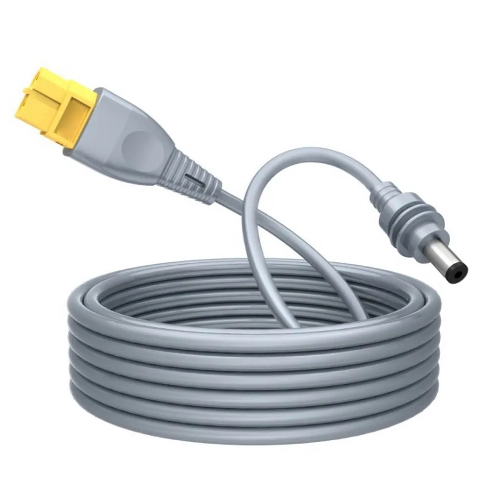 For XT60 Male To DC5521 Power Cable For For Starlink For Mini Dish Antenna Portable Power Supply Adapter Cord Gray