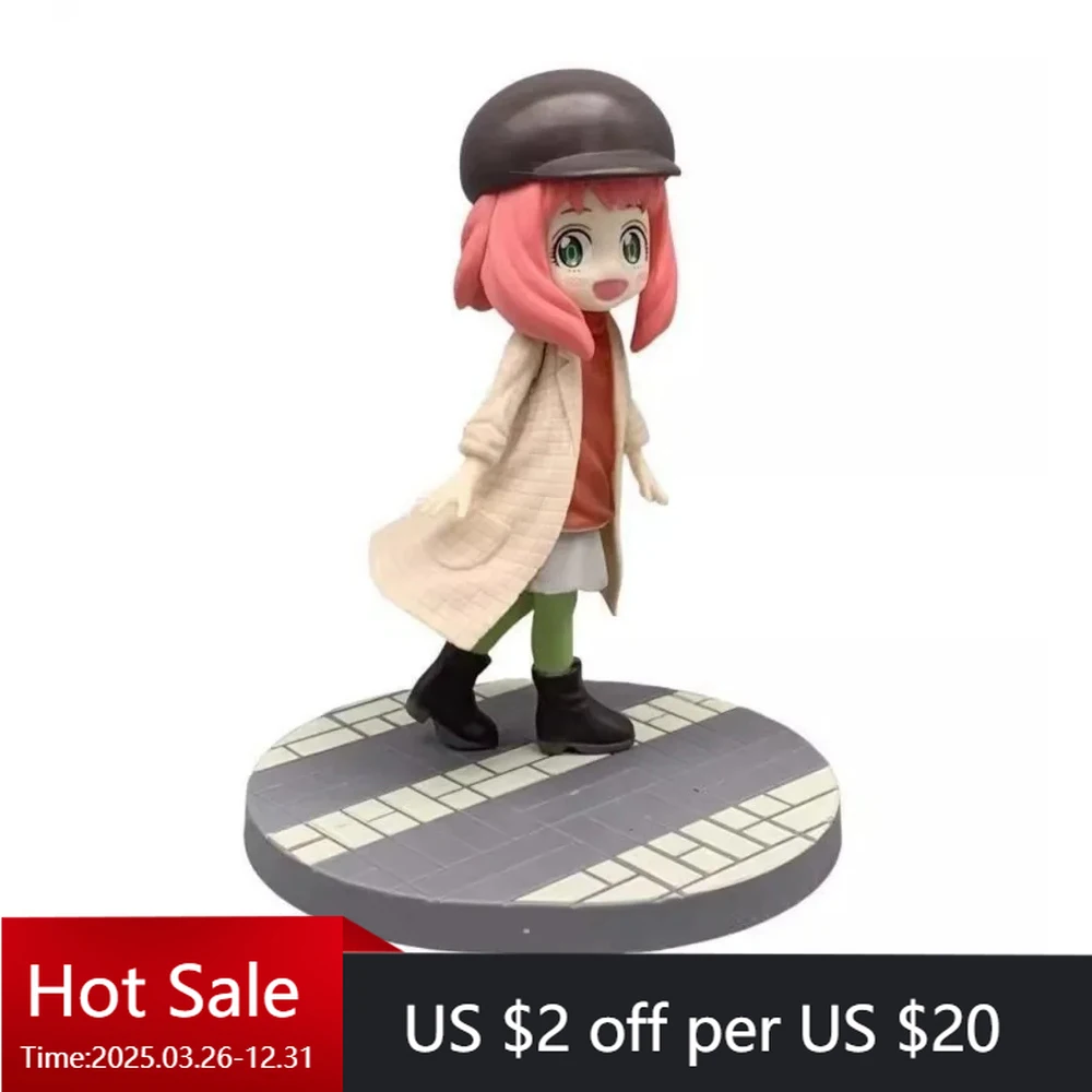 

Anime Character Spy x Family Ania Cute Girl Car Desktop Ornament Small Figurines & Miniatures Home Craft Gifts for Girls Boys