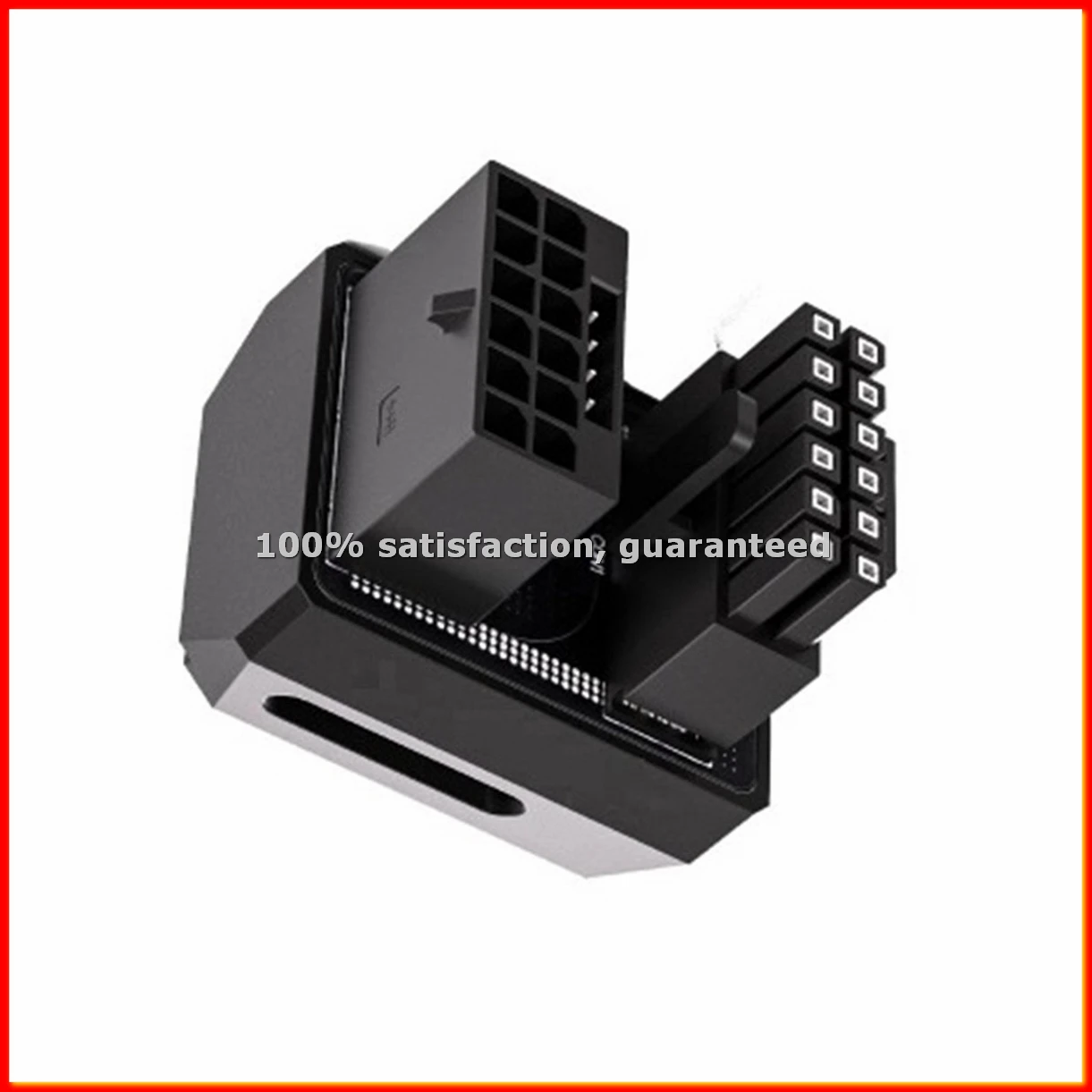16PIN GPU Power Connector 180 Degree Angled Adapter for Desktops Graphics Video Card GPU Power Steering Connector STD-A20R