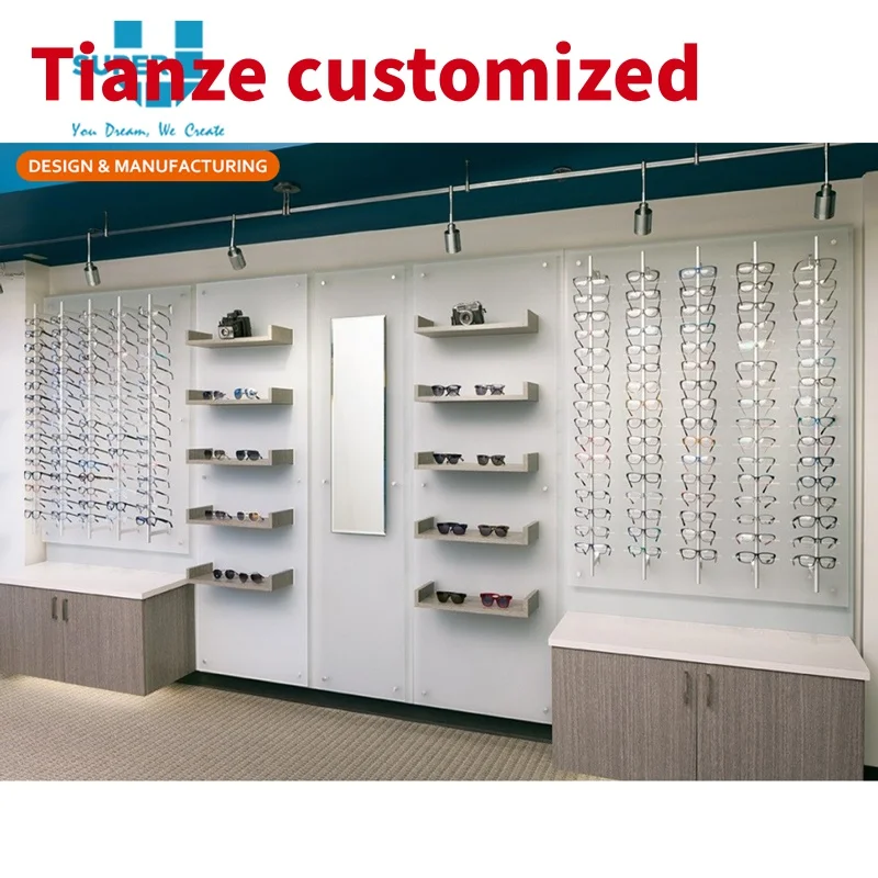 

(Customized) Cheap Sunglasses Spectacle Display Rack Shopping Mall Wall Sunglass Display Rack Glasses Display Showcase