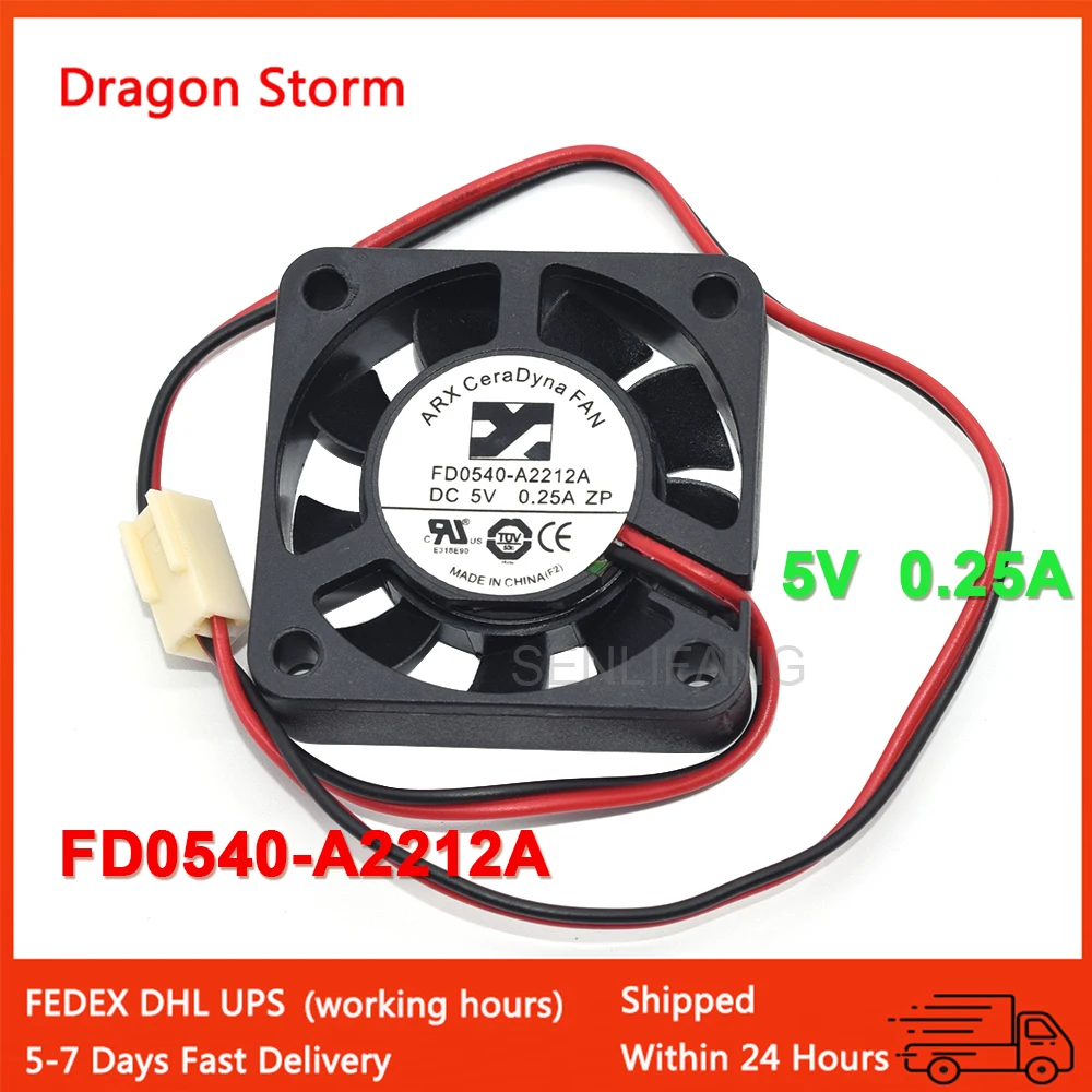 Lüfter Für FD0540-A2212A DC 5V 0,25 A 2-Draht Server Square Fan