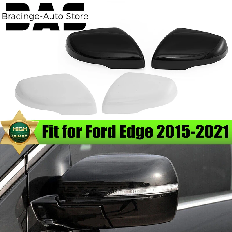 

Bracingo For Ford Edge 2015-2021 Left Right Rearview Mirror Cover Housing Replacement Side Door Wing Mirror Cap Car Accessories