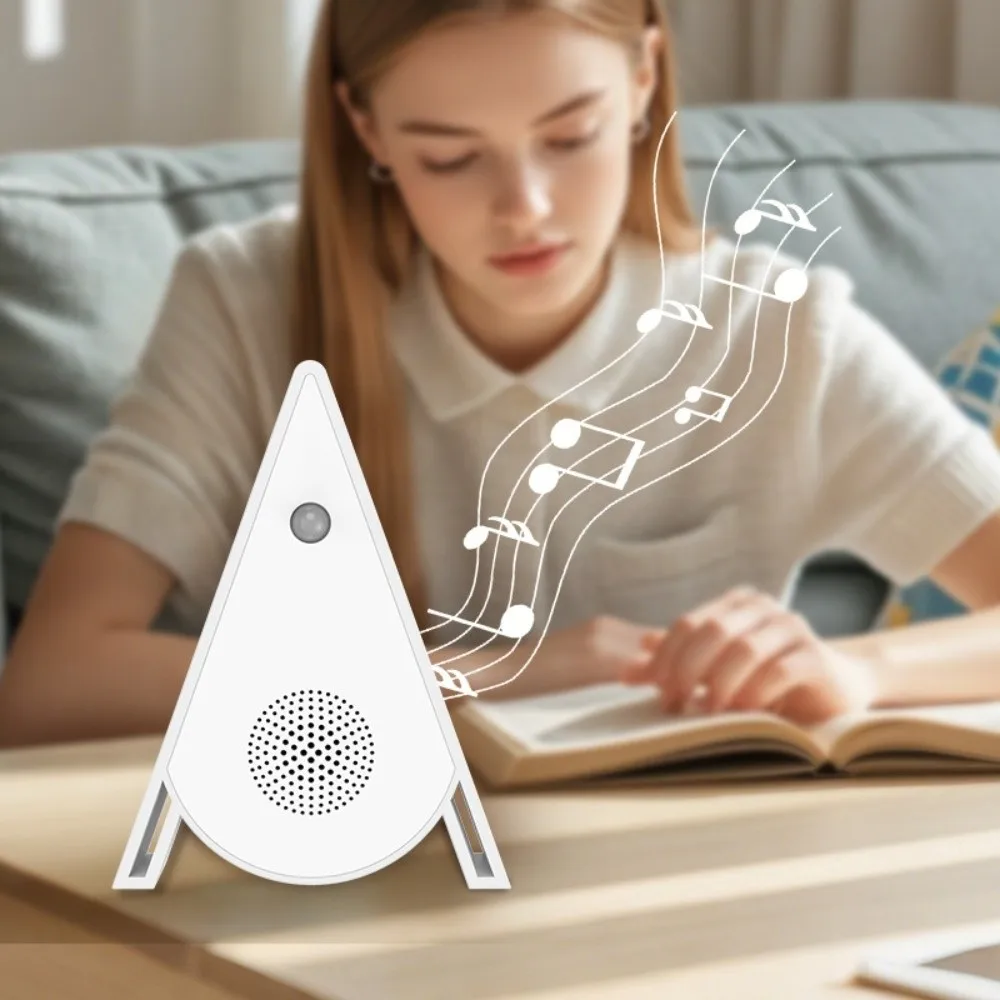 Caixa de Som com Som Realista de Pássaros, Leve, com Sensor de Movimento, Montável em Mesa/Parede, Portátil