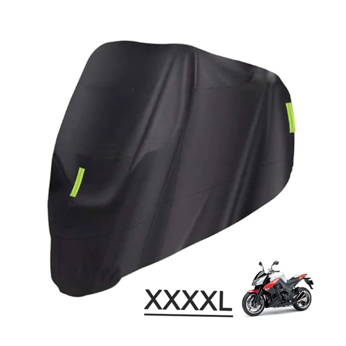 Cubierta Universal para motocicleta, protección exterior impermeable para todas las estaciones contra desechos de polvo, clima lluvioso (M-XXXXL), tela Oxford 210D