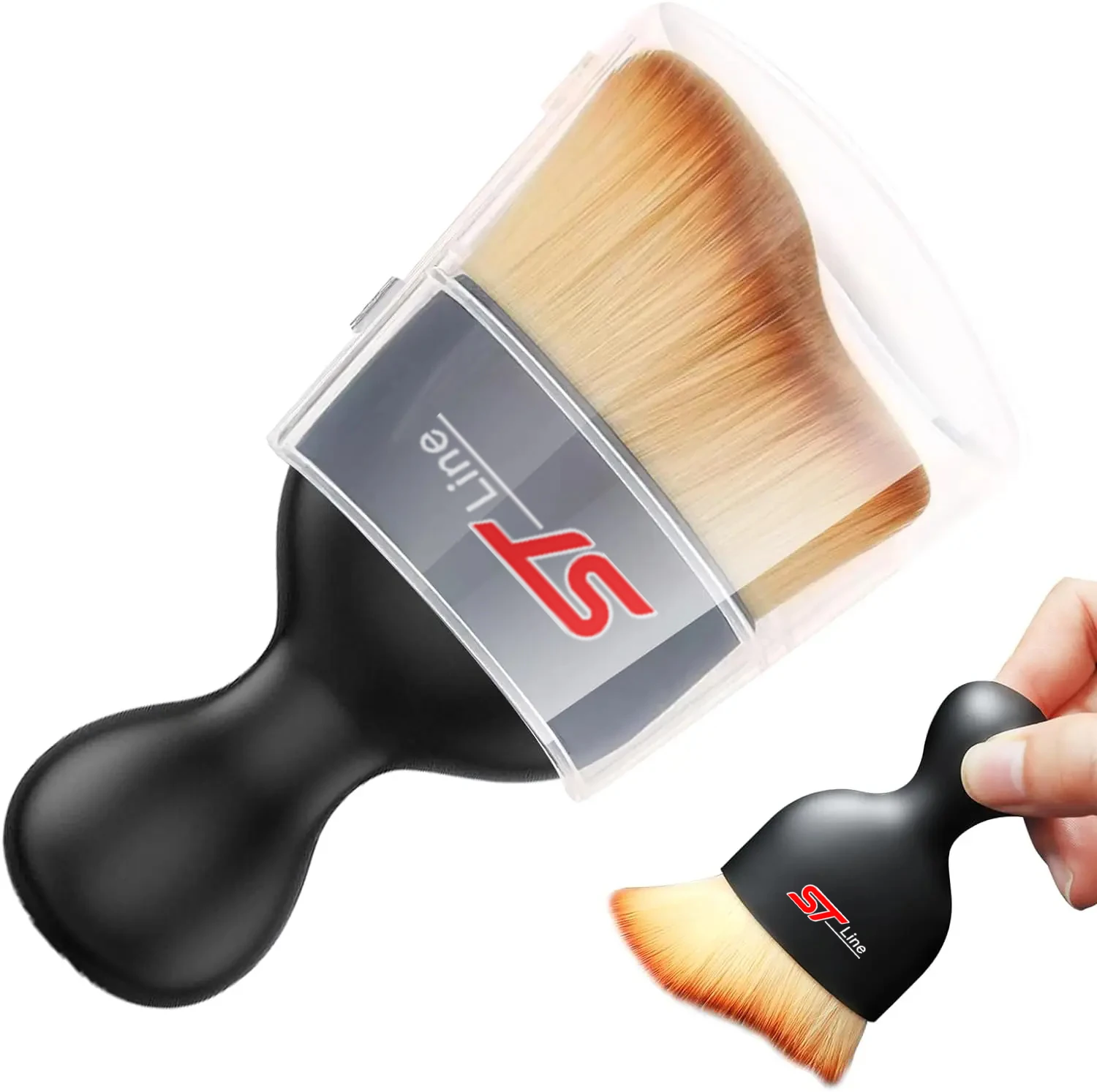 سيارة الغبار كنس فرشاة ناعمة التخليص تفاصيل أدوات تنظيف لفورد ST Line Edge Explorer Transit Ranger Kuga MK2 Ecosport Ku #2