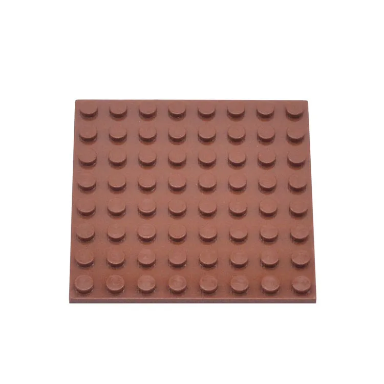 10pcs DIY Building Blocks Thin Figures Bricks 8x8 Dots 12Color Educational Creative Size Compatible With Brand Toys for Children