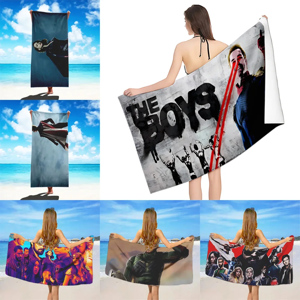 

The Boys Beach Towel Microfiber Sand Free Quick Dry Soft Sandproof Pool Towels Gift for Women Travel Gym Shower Camping