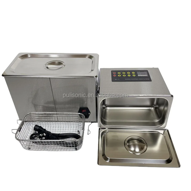 Professional 1.3L Ultrasonic Jewelry Cleaner Machine Digital Timer Basket Heater Denture    Oral Irrigator Jewelry Polisher