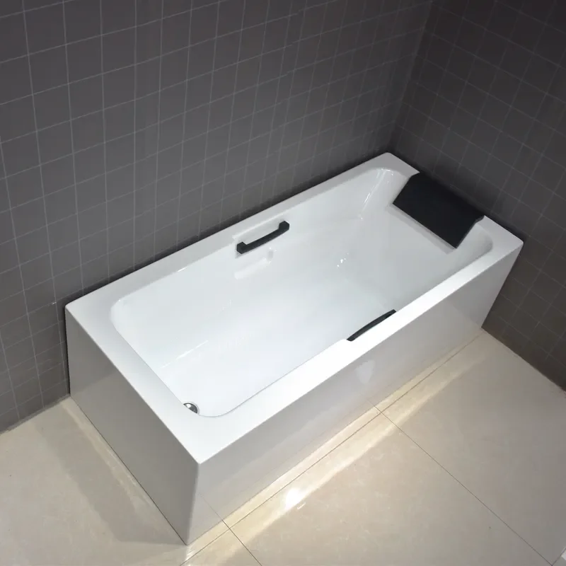 For Acrylic Integrated Bathtub Thickened Free Standing Tub for Hotel Bed and Breakfast Bathhouse Home Use Direct from