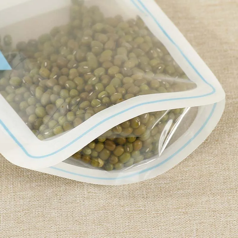 Reusable Mason Jar Bottles Bags Snack Biscuits Food Jar Bag Ziplock Bag Leakproof Reusable Jar Zipper Bags Food Storage Bag