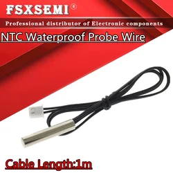 Longitud del Cable: 1m 3950 3435 3470 2K 5K 10K 15K 20K 50K 100K 1% termistor NTC Sensor de temperatura para acondicionador de aire refrigerador