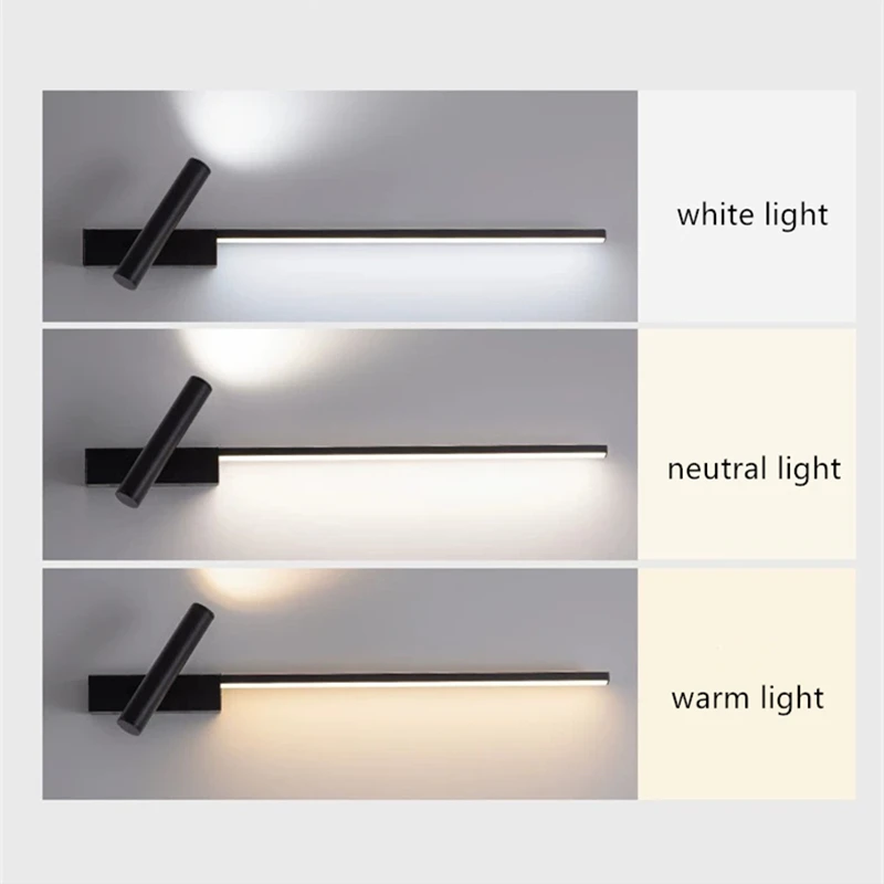 Yizibai Songshi Aesthetic Reading Lamp Minimalist Living Room Bedroom Headboard Living Room Accent Wall Mid-Century Style Store