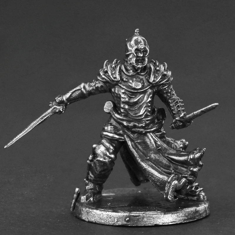 Metal Black Dragon Mercenary Regiment Soldier Action Figures Model Toys Finished Product Board Game Pieces Ornament Accessories