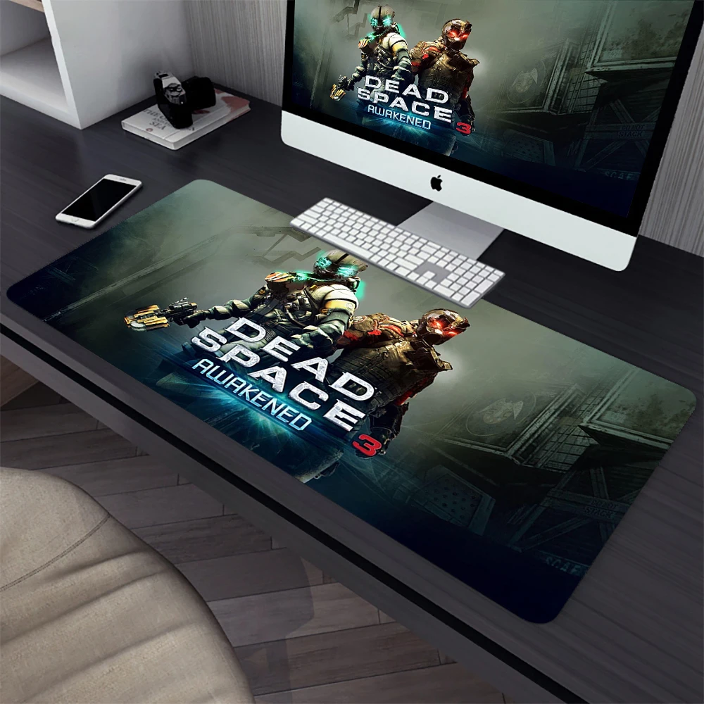 

Dead Space Large Gaming Mouse Pad Computer Mousepad PC Gamer Laptop Mouse Mat Office Mausepad XXL Silicone Keyboard Mat Desk Pad