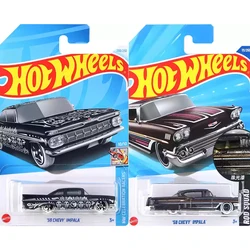 2025E Original Hot Wheels Car 58 Chevy Impala Toys for Boys 1/64 Diecast Voiture Alloy Model Rod Squad Collection Birthday Gift