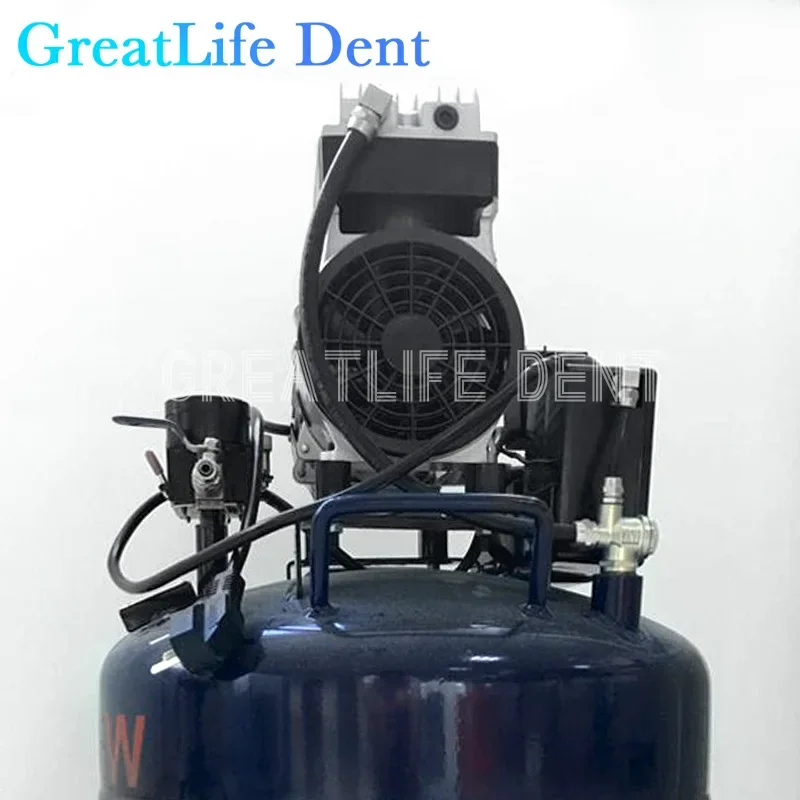 GreatLife Dent Dental 545-1680W 32-60L Air Compressor Laboratory Vertical Oil-free Silent Dental Air Pump Dental Lab Equipment