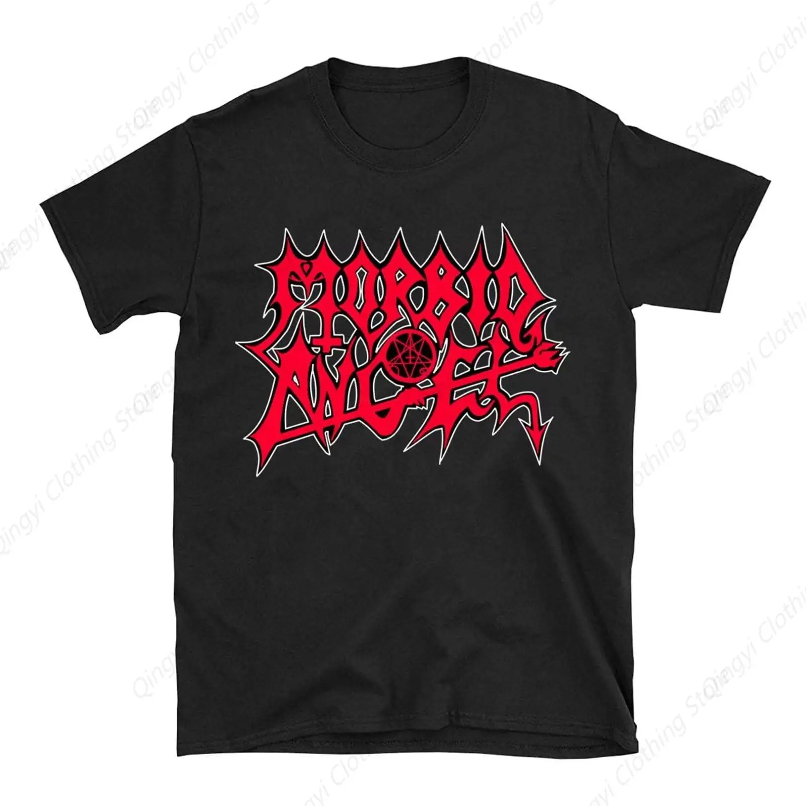 

Men's Morbid-Angel t Shirt Classic Graphic Printing Shirts Top Black