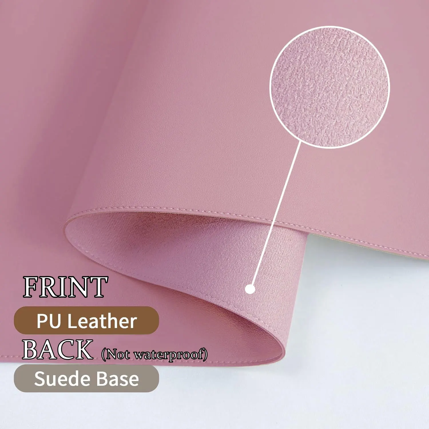 Schreibtischunterlage, Löschpapier, doppelseitige Büro-Schreibtischunterlage, wasserdichte, rutschfeste Schreibtischunterlage für den Schreibtisch, Schreibtisch-Blöschpapier, PU-Leder-Pad-Schutz