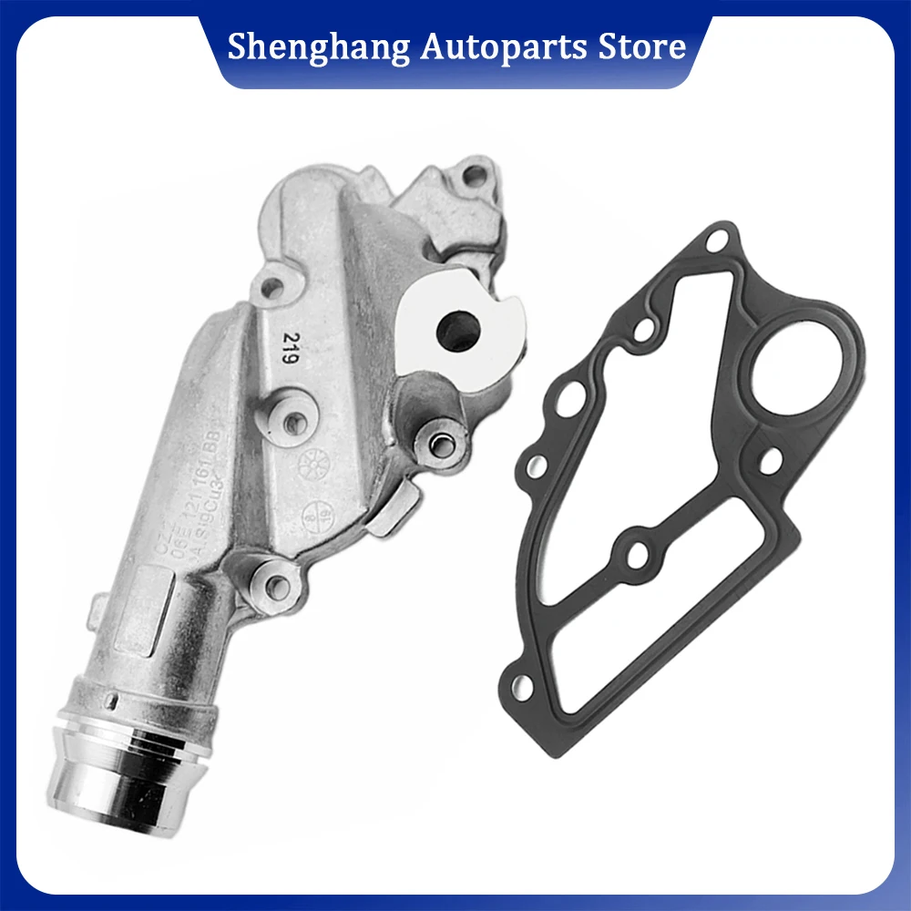 

Coolant Thermostat Cover For Audi A4 A5 A6 A7 A8 Q5 Q7 VW Touareg 2010-2019 3.0T 06E121139H 06E121161BB 06E121161AN 06E121161AQ