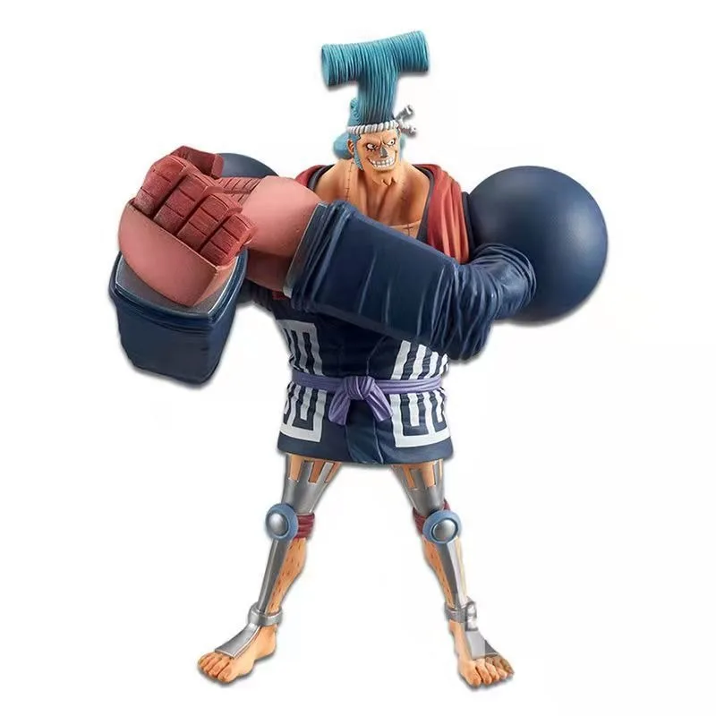 One Piece Desktop Ornamente DXF The Country of Harmony Grand Line Kimono Franky Anime Figur Statue Sammlung Japanische Bandai