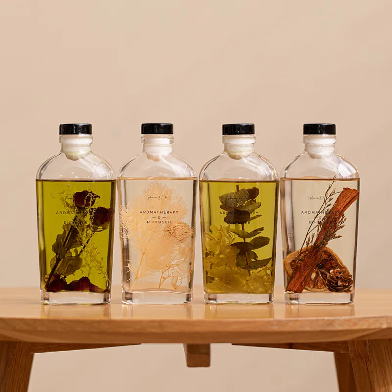 

Reed Diffuser Set, 5.4fl oz Fragrance Oil with Preserved Flowers and Sticks, Home Decor for Table Centerpiece, Livingroom