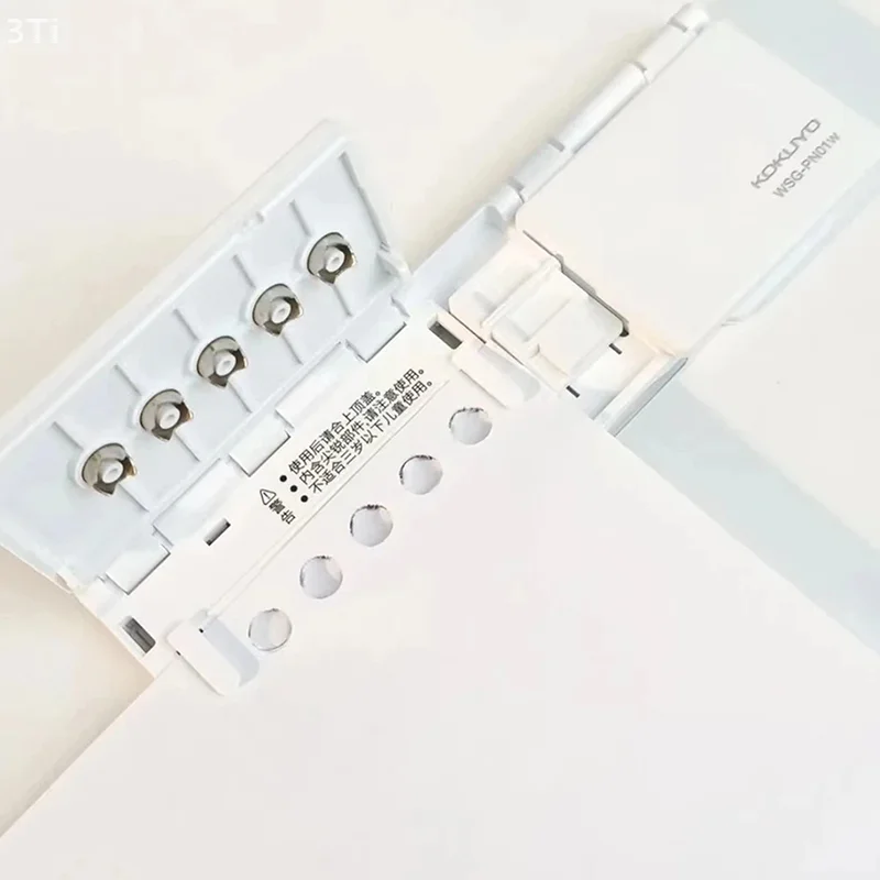 8 حفرة لكمة المحمولة حلقة الموثق دليل A5 B5 A4 فضفاضة ورقة دفتر ورق الناخس أداة مريحة خفيفة الوزن اللوازم المكتبية